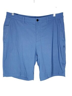 Lululemon ABC Classic-Fit Golf Short 9" Blue Shorts Travel Golf Men's Waist 36